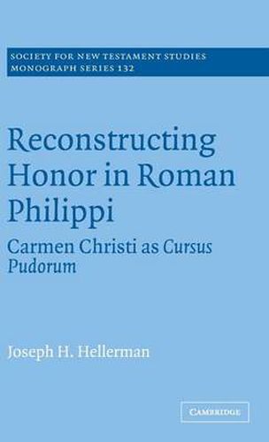 Reconstructing Honor in Roman Philippi: Carmen Christi as Cursus Pudorum