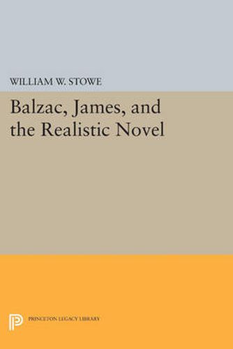 Cover image for Balzac, James, and the Realistic Novel