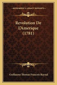 Cover image for Revolution de L'Amerique (1781)