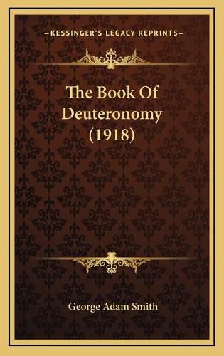 Cover image for The Book of Deuteronomy (1918)