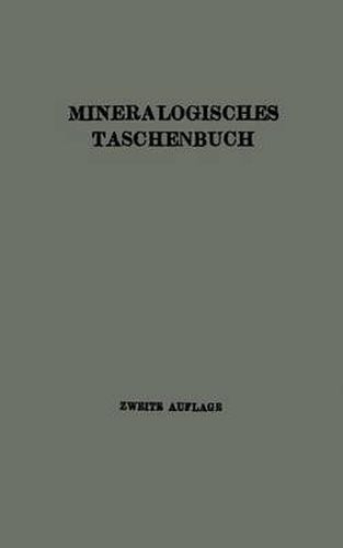 Cover image for Mineralogisches Taschenbuch Der Wiener Mineralogischen Gesellschaft