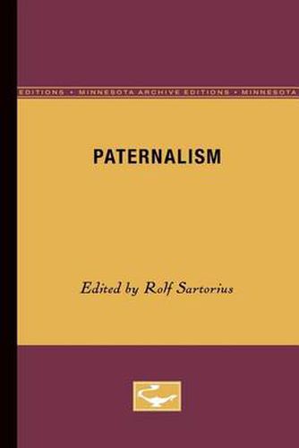 Cover image for Paternalism