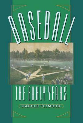 Cover image for Baseball: The Early Years