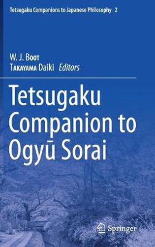 Cover image for Tetsugaku Companion to Ogyu Sorai