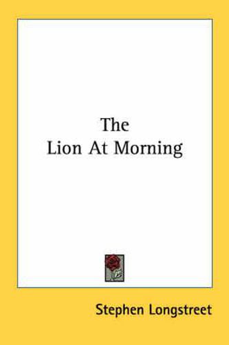 The Lion at Morning