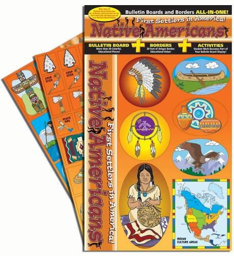 Cover image for Native Americans - First Settlers in America! Bulletin Boards with Borders