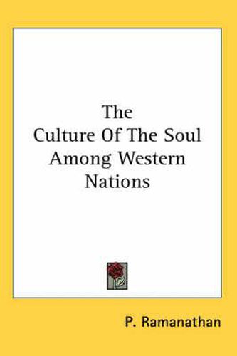 Cover image for The Culture of the Soul Among Western Nations