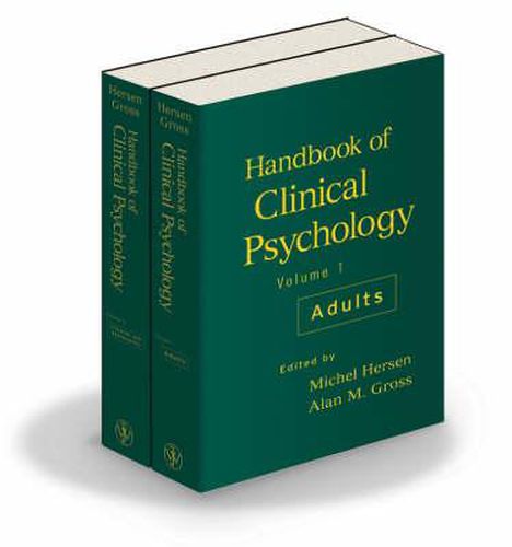 Cover image for Handbook of Clinical Psychology: Adults, Children and Adolescents