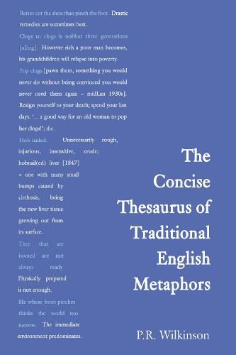 Cover image for The Concise Thesaurus of Traditional English Metaphors