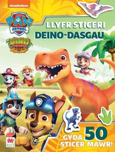 Cover image for Paw Patrol: Llyfr Sticeri Deino-Dasgau