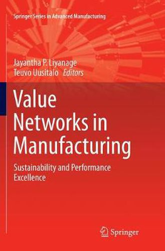 Cover image for Value Networks in Manufacturing: Sustainability and Performance Excellence