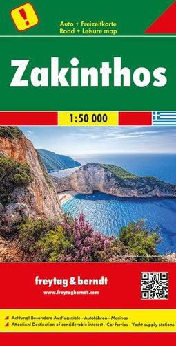 Cover image for Zakynthos Road Map 1:50 000