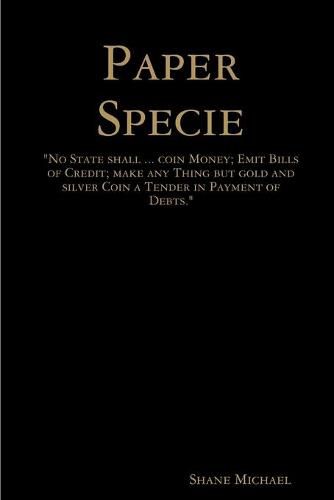 Cover image for Paper Specie