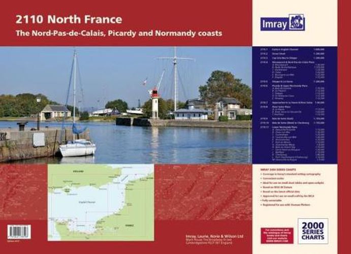 Cover image for Imray Chart Atlas 2110: North France - Nord-Pas-de-Calais, Picardy and Normandy Coasts