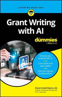 Cover image for Grant Writing with AI For Dummies