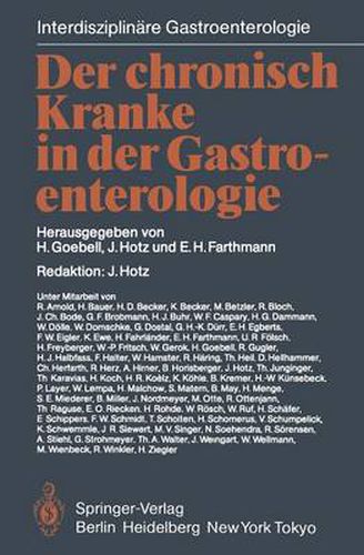 Cover image for Der Chronisch Kranke in Der Gastroenterologie