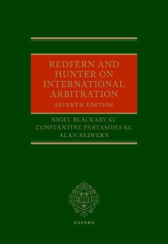 Cover image for Redfern and Hunter on International Arbitration