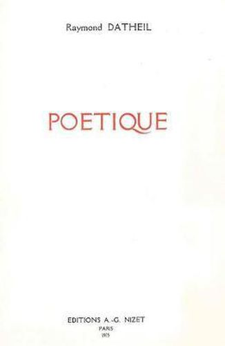 Cover image for Poetique