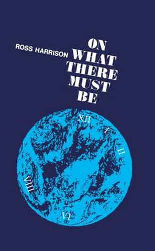 Cover image for On What There Must Be