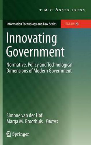 Cover image for Innovating Government: Normative, Policy and Technological Dimensions of Modern Government