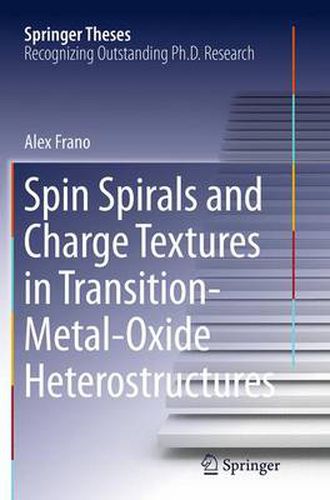 Spin Spirals and Charge Textures in Transition-Metal-Oxide Heterostructures