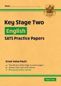 Cover image for New KS2 English SATS Practice Papers: Pack 2 - for the 2023 tests (with free Online Extras)