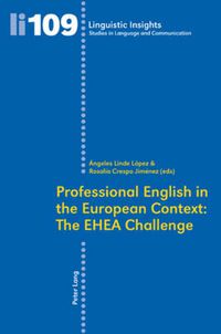 Cover image for Professional English in the European Context: The EHEA Challenge