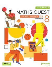 Cover image for Jacaranda Maths Quest 8 Victorian Curriculum, 3e learnON and Print