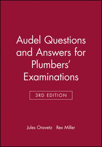 Cover image for Questions and Answers for Plumbers' Examinations