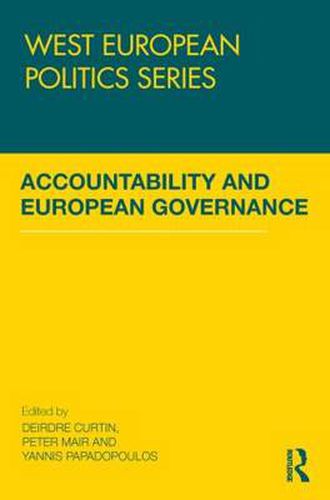 Cover image for Accountability and European Governance