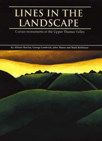 Cover image for Lines in the Landscape: Cursus monuments in the Upper Thames Valley