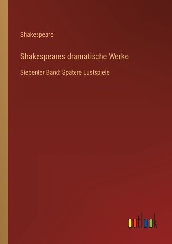 Cover image for Shakespeares dramatische Werke