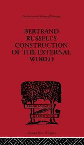 Cover image for Bertrand Russell's Construction of the External World