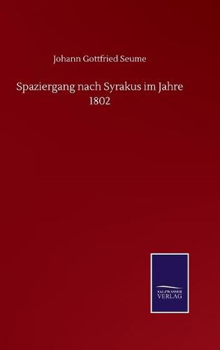 Cover image for Spaziergang nach Syrakus im Jahre 1802