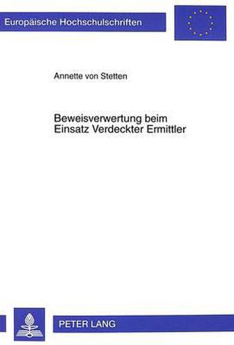 Cover image for Beweisverwertung Beim Einsatz Verdeckter Ermittler