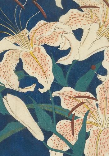 Cover image for Hiroshige Spotted Lilies Paperback Journal: Dotted: Notebook with Pocket