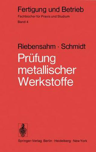 Prufung metallischer Werkstoffe