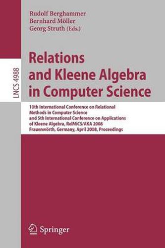 Cover image for Relations and Kleene Algebra in Computer Science