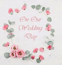 Cover image for Wedding Guest Book, Flowers, Wedding Guest Book, Bride and Groom, Special Occasion, Love, Marriage, Comments, Gifts, Wedding Signing Book, Well Wish's (Hardback