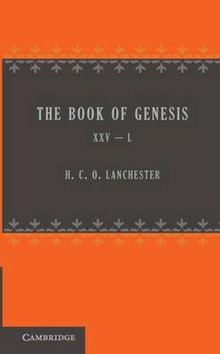 Cover image for The Book of Genesis 25-50