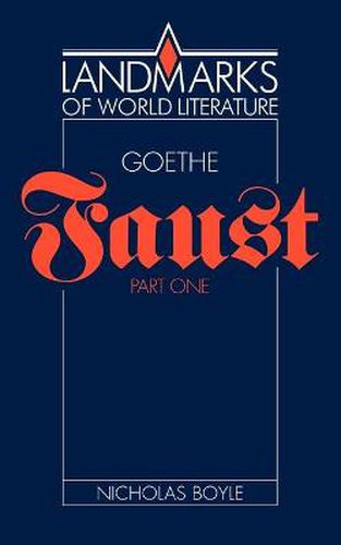 Cover image for Goethe: Faust Part One