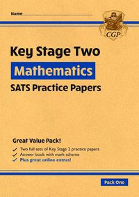 Cover image for New KS2 Maths SATS Practice Papers: Pack 1 - for the 2023 tests (with free Online Extras)