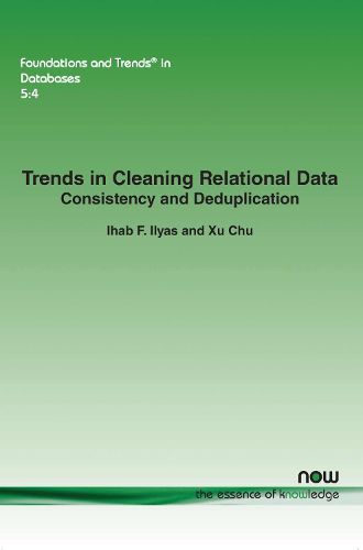 Cover image for Trends in Cleaning Relational Data: Consistency and Deduplication