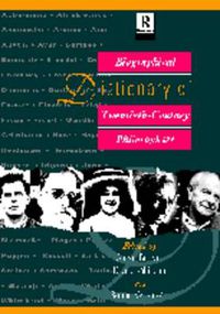 Cover image for Biographical Dictionary of Twentieth-Century Philosophers