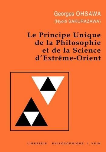 Cover image for Principe Unique de la Philosophie Et de la Science d'Extreme-Orient