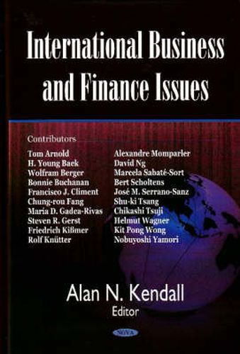 Cover image for International Business & Finance Issues