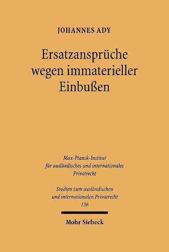 Cover image for Ersatzanspruche wegen immaterieller Einbussen