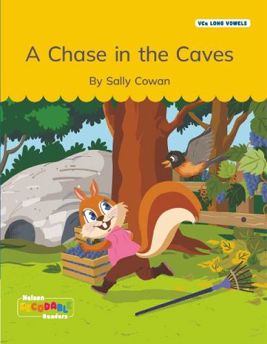 Cover image for A Chase in the Caves (VCe Long Vowels)