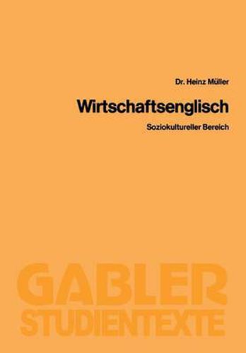 Cover image for Wirtschaftsenglisch: Soziokultureller Bereich