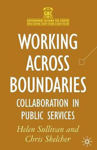 Cover image for Working Across Boundaries: Collaboration in Public Services